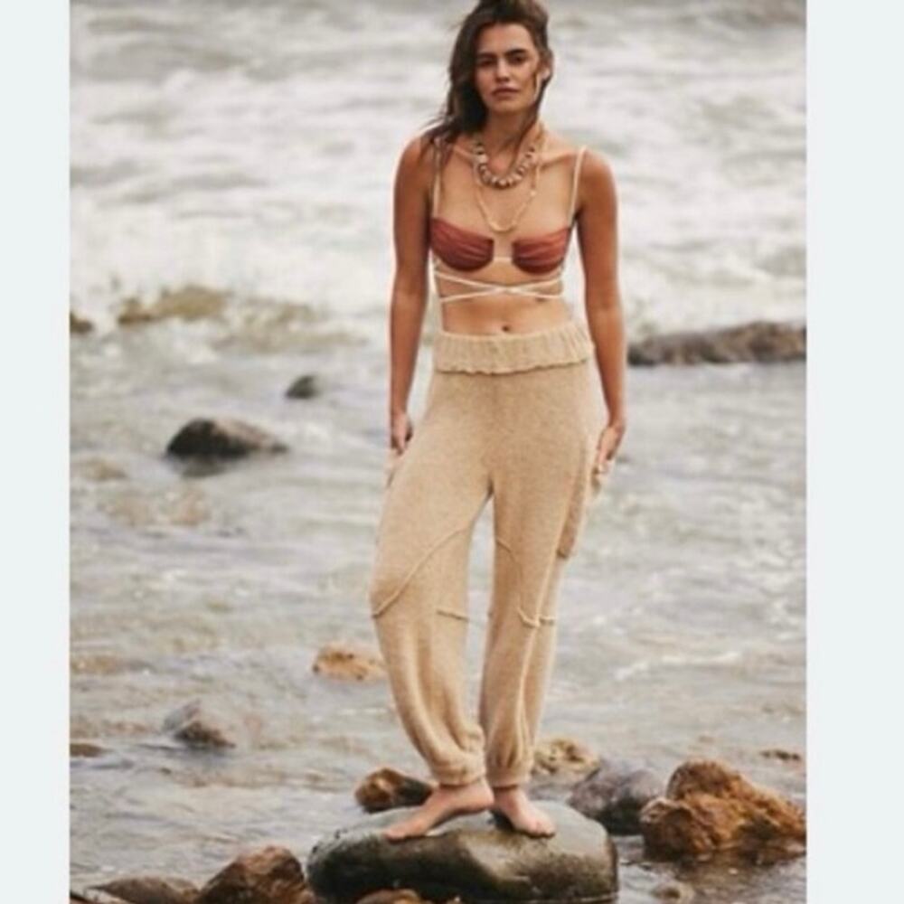 Free People Beach Dane Terry Pants size large
